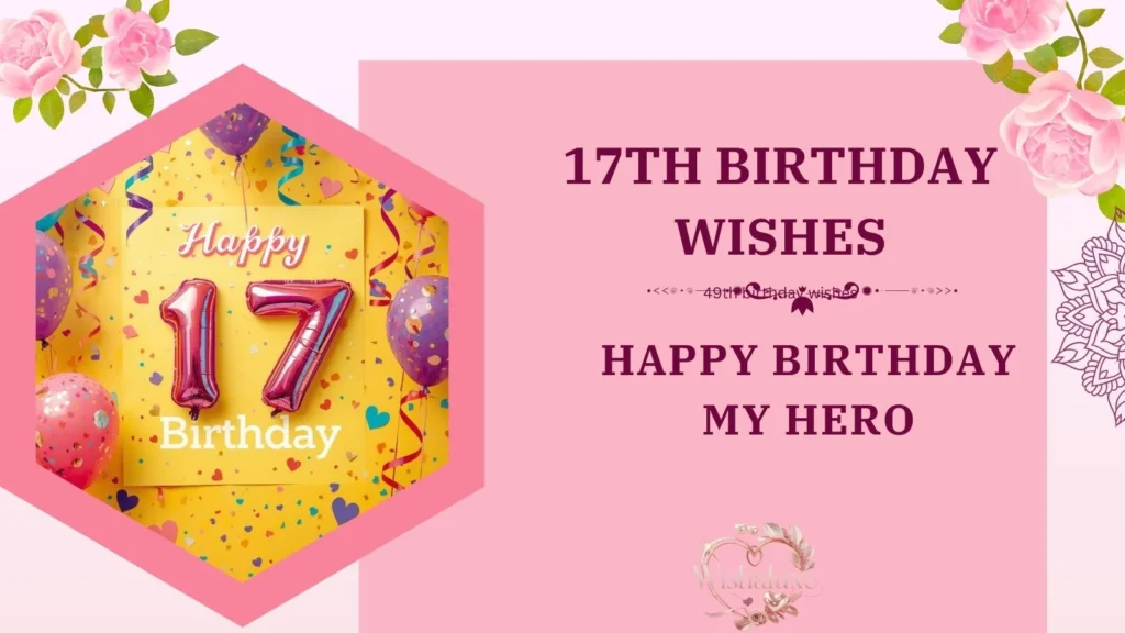 17th Birthday Wishes