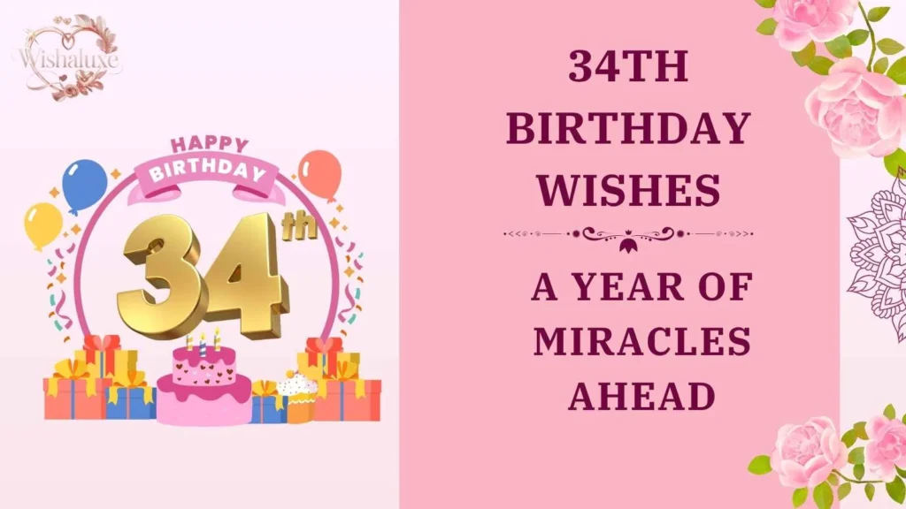 34th birthday wishes