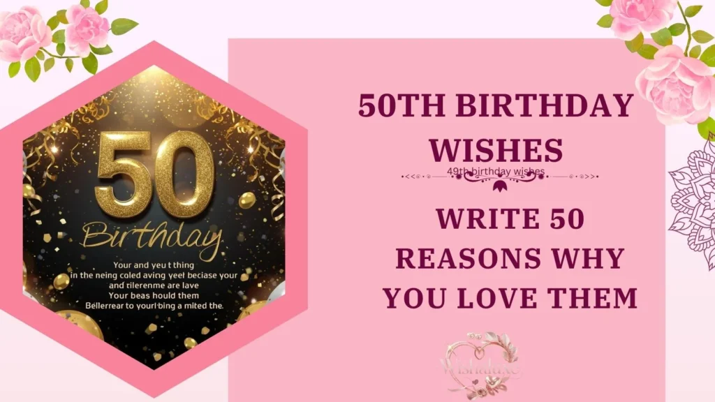 50th birthday wishes