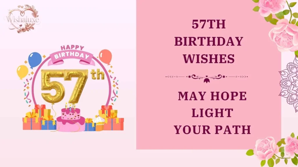 57th birthday wishes