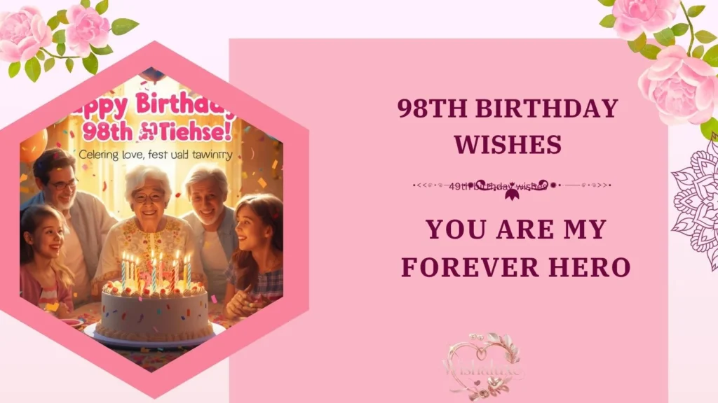 98th birthday wishes