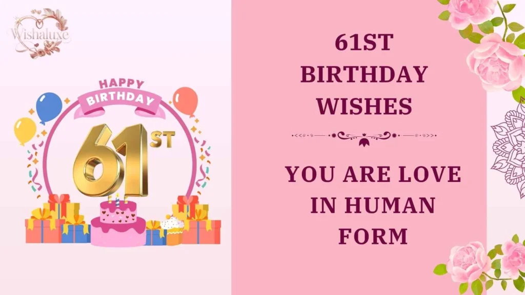 61st birthday wishes