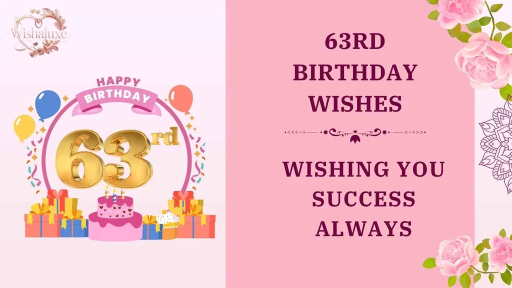63rd birthday wishes