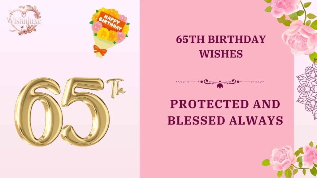 65th birthday wishes