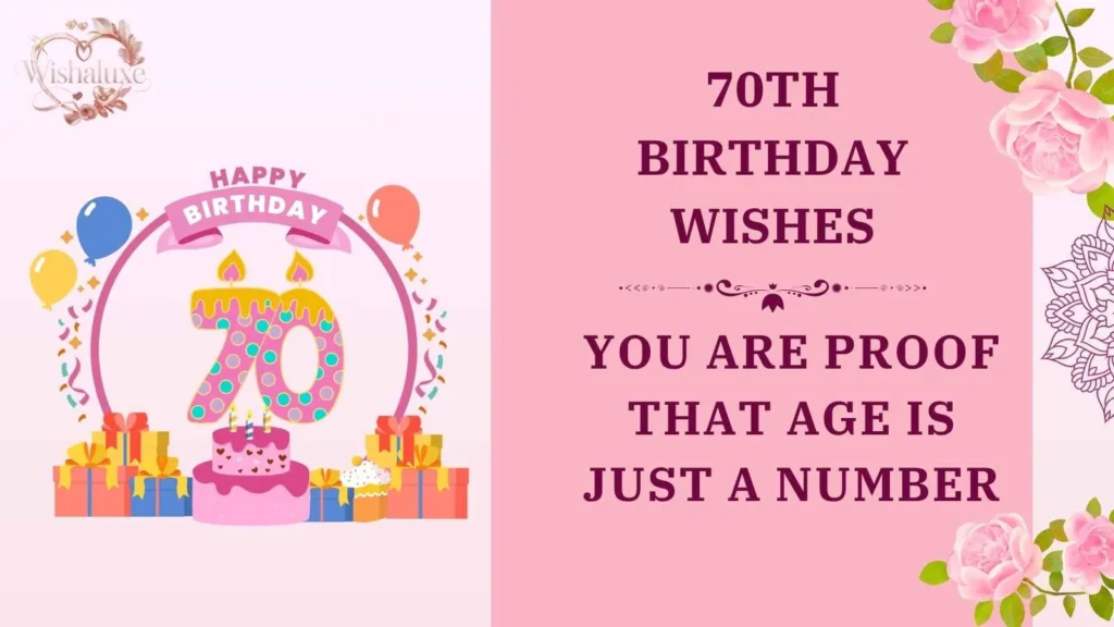 70th birthday wishes