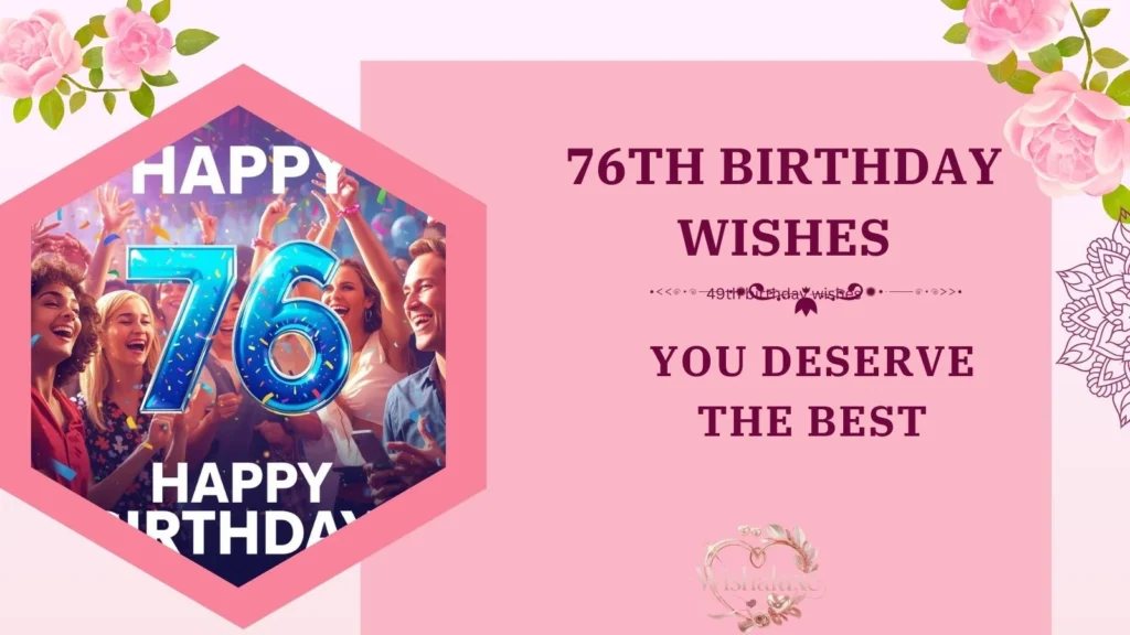 76th birthday wishes