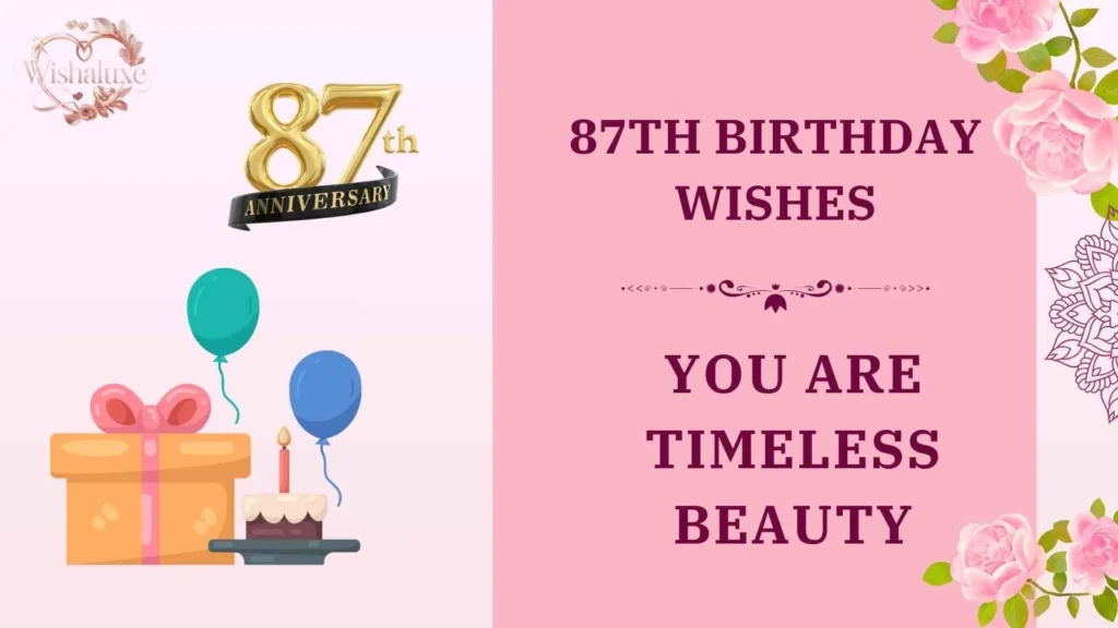 87th birthday wishes