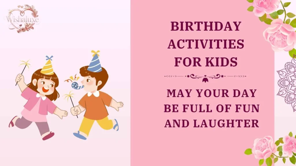 birthday activities for kids