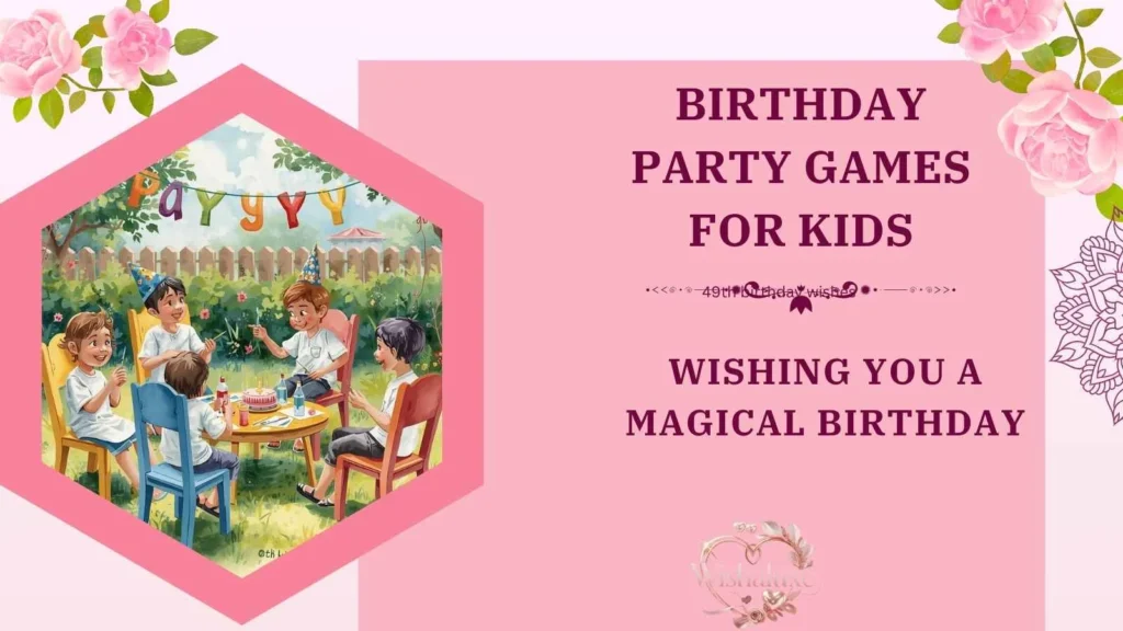 birthday party games for kids