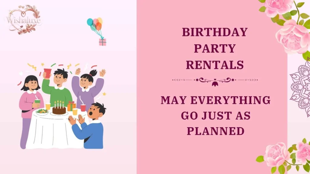 birthday party rentals