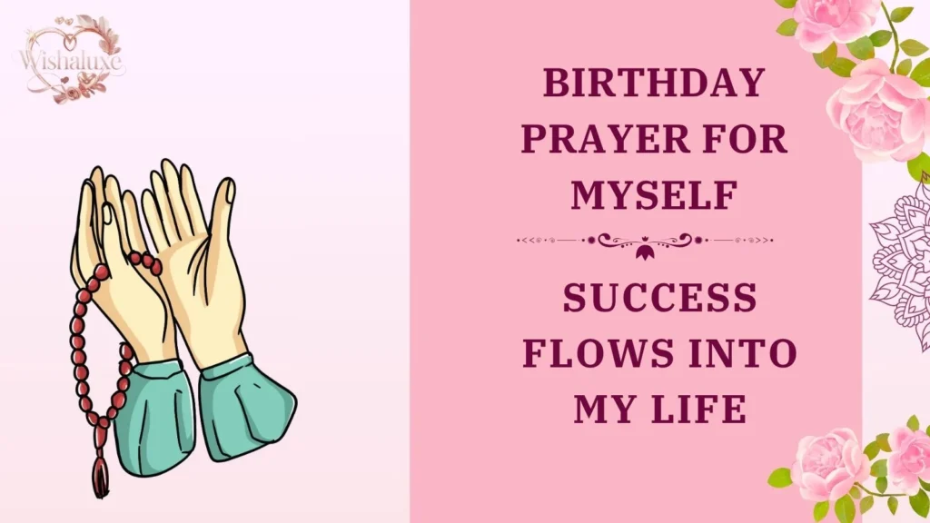birthday prayer for myself