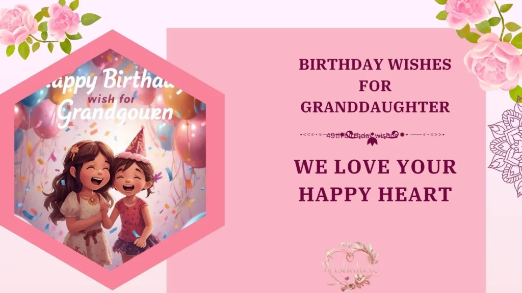 birthday wishes for granddaughter