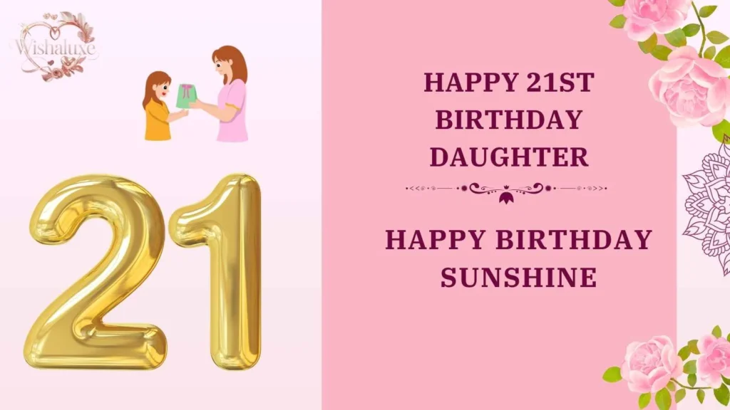 happy 21st birthday daughter