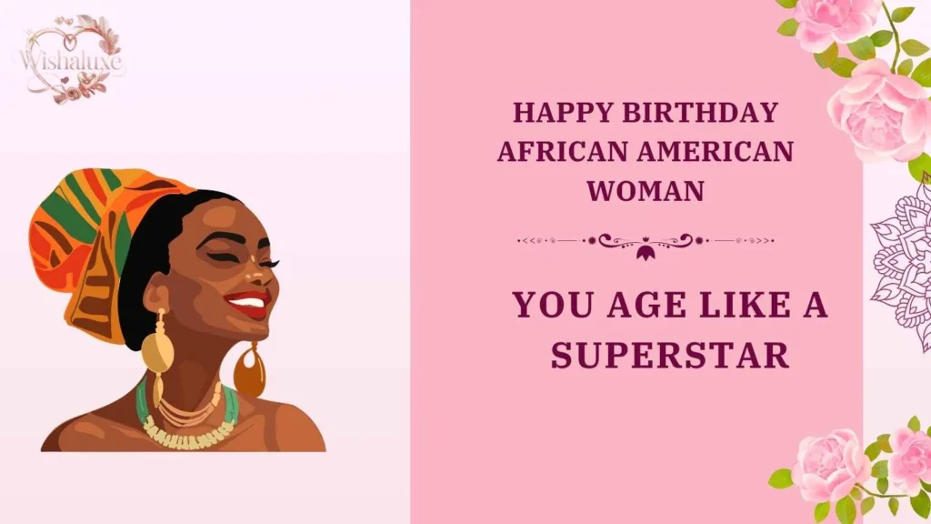 happy birthday african american woman