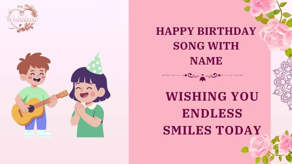 happy birthday song with name