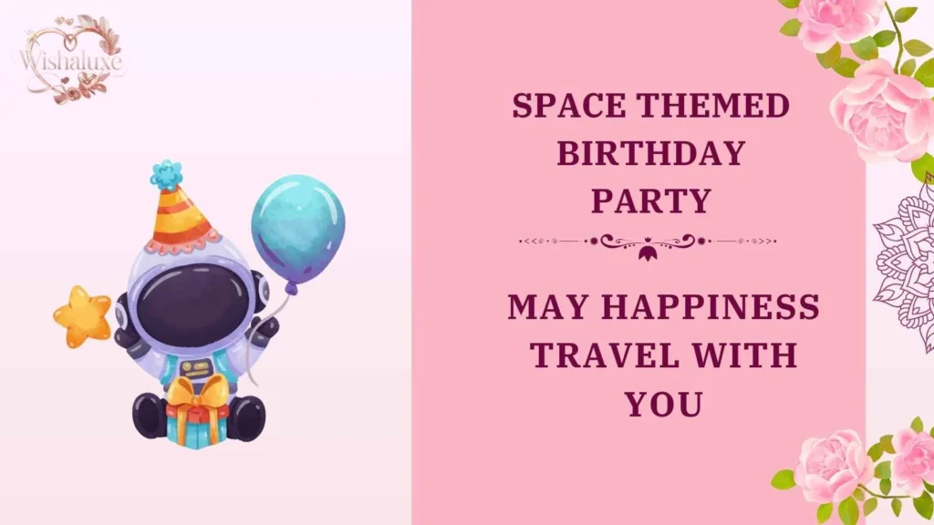 space themed birthday party