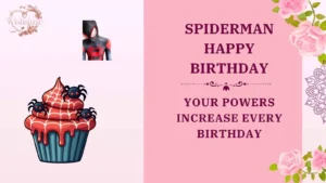 spiderman happy birthday