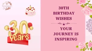 Best 30th birthday wishes
