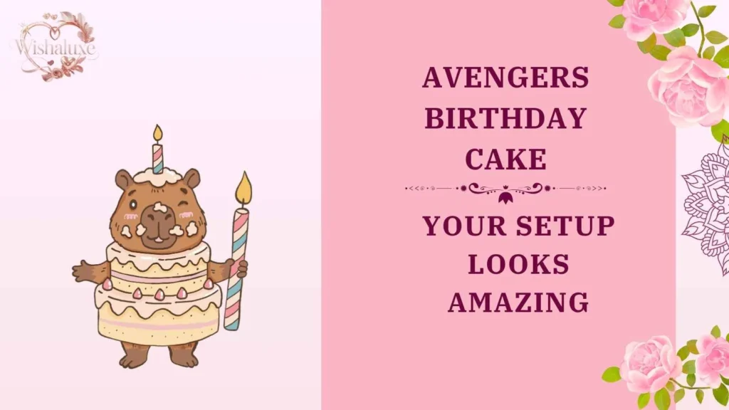 avengers birthday cake