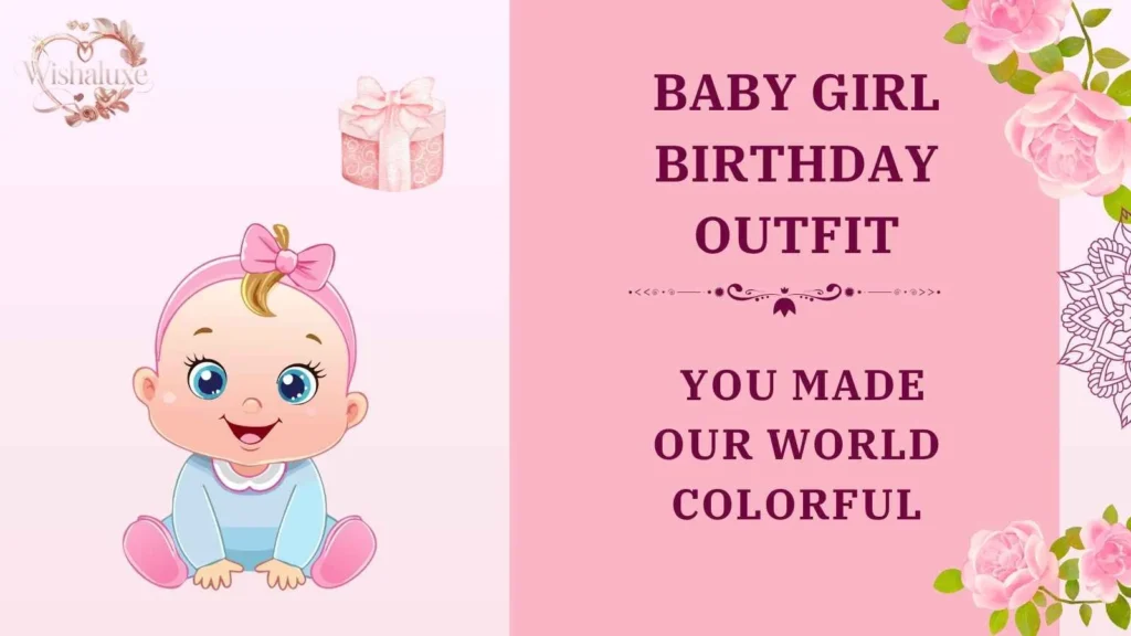 baby girl birthday outfit