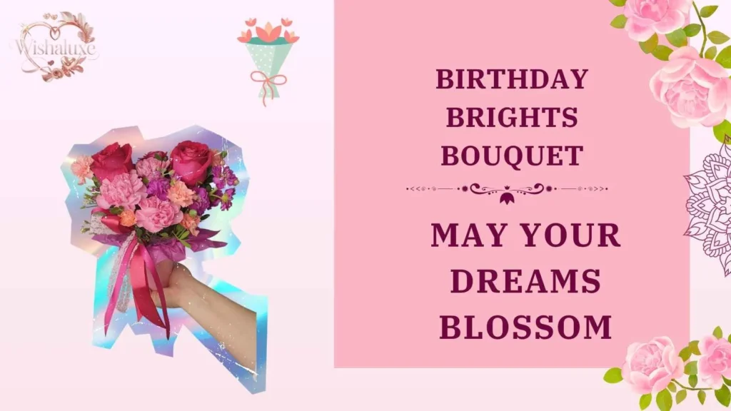 birthday brights bouquet