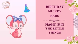 birthday mickey ears