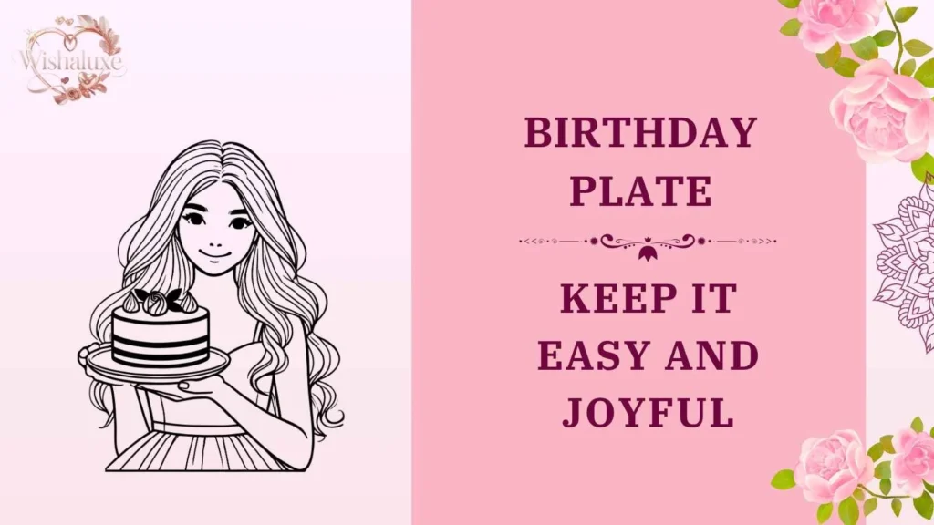 birthday plate