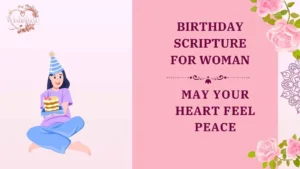 birthday scripture for woman