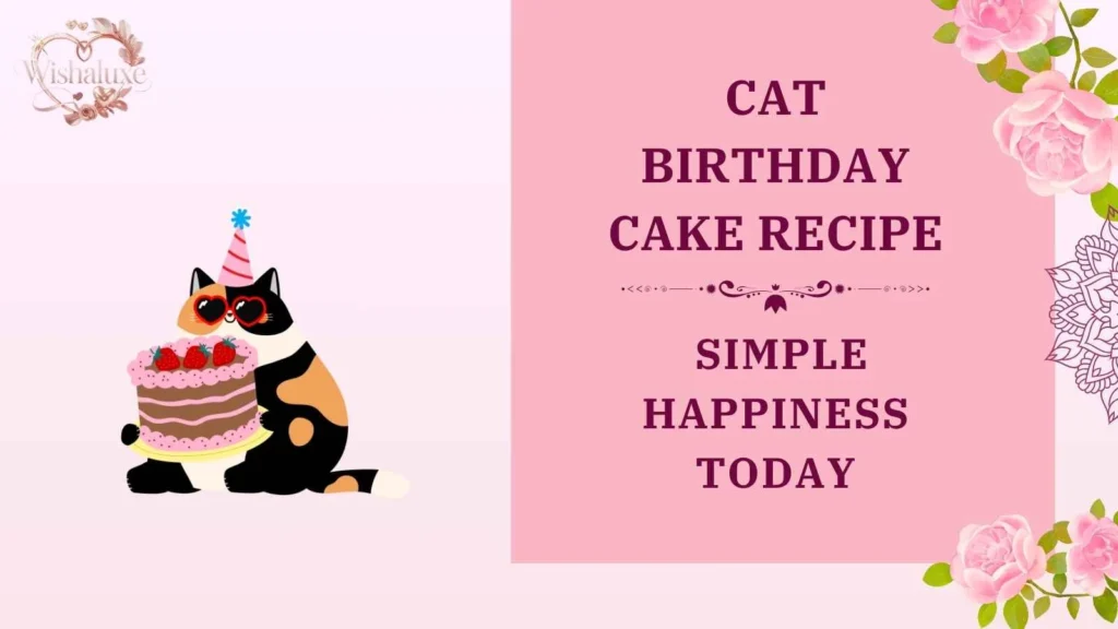 cat birthday cake recipe