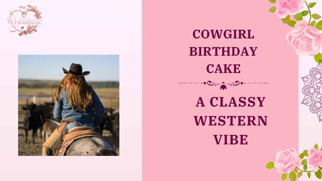 cowgirl birthday cake