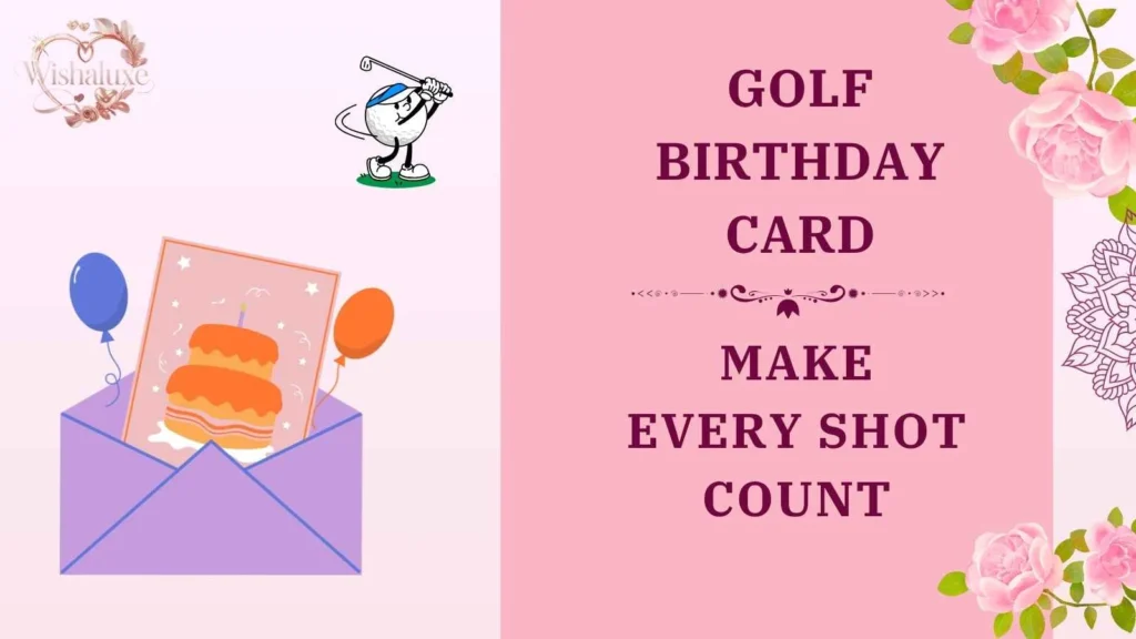 golf birthday card