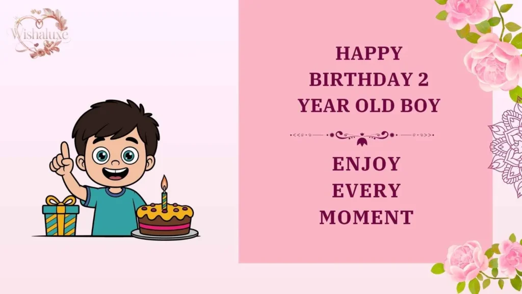 happy birthday 2 year old boy