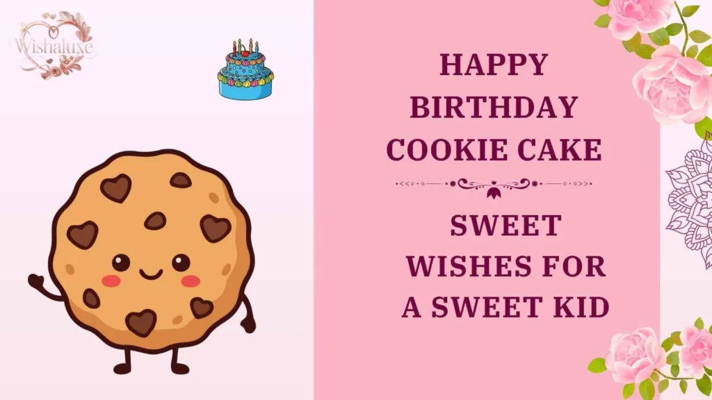 happy birthday cookie cake