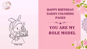 happy birthday daddy coloring pages