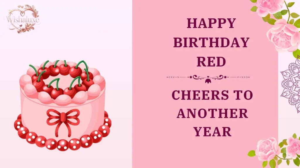 happy birthday red