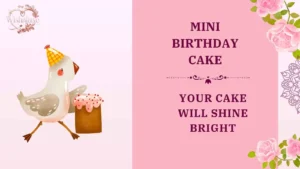 mini birthday cake