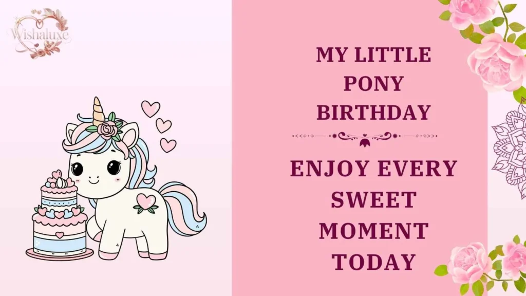 my little pony birthday