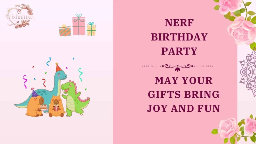 nerf birthday party