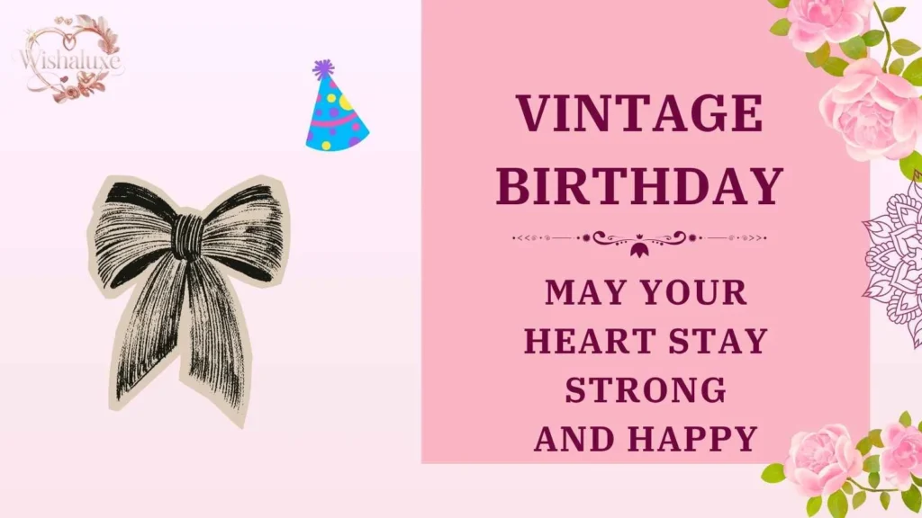 vintage birthday