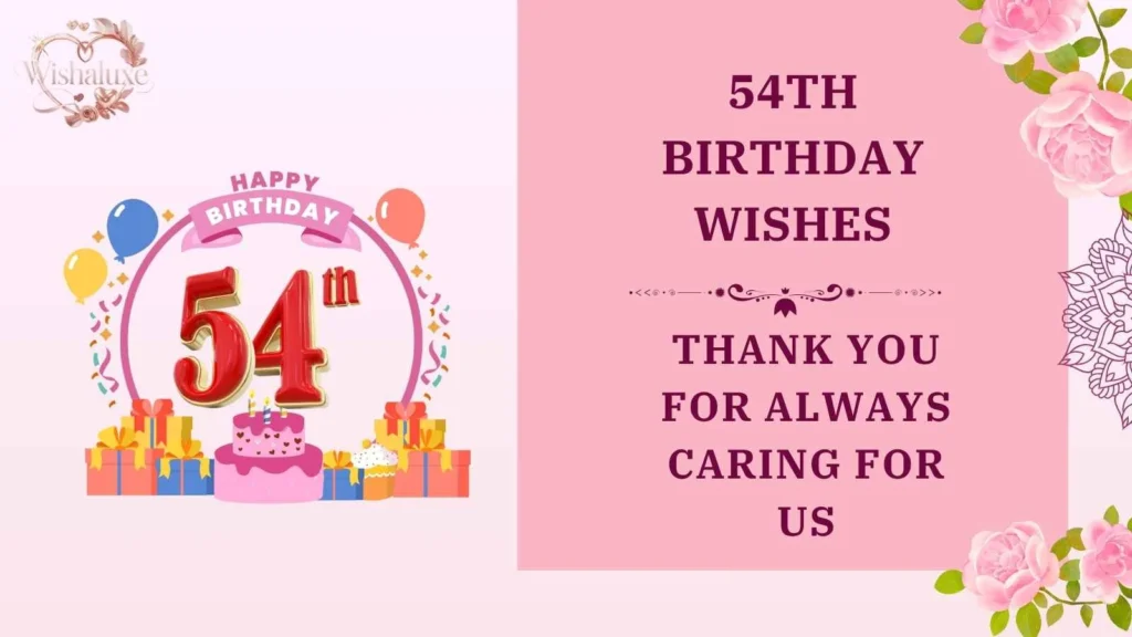 54th birthday wishes