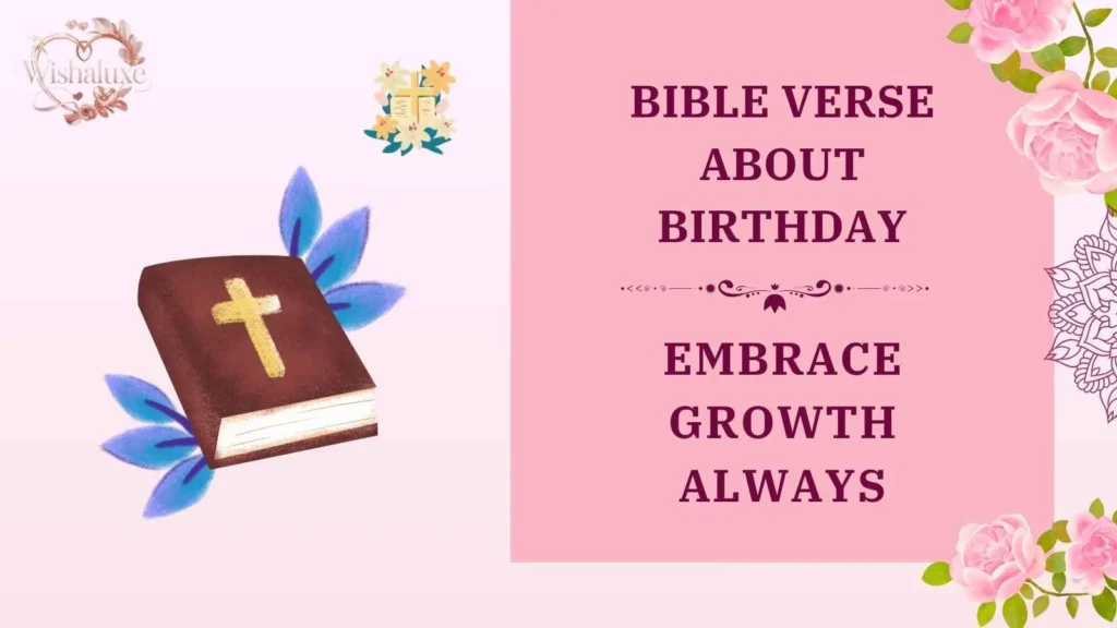 bible verse about birthday