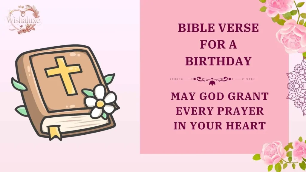 bible verse for a birthday