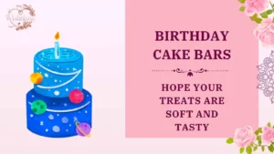 birthday cake bars
