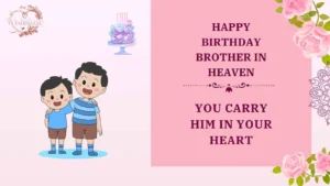 happy birthday brother in heaven