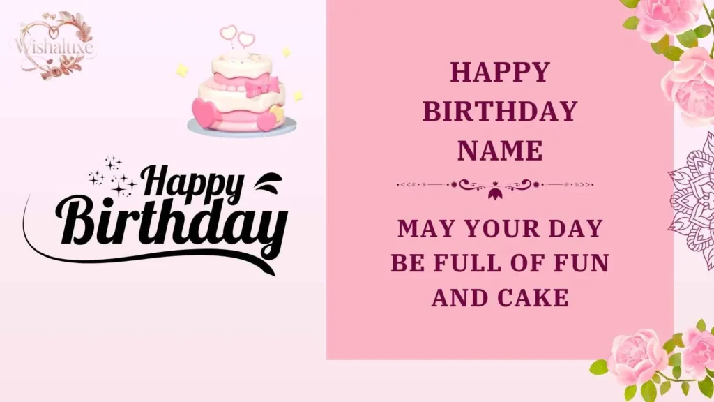 happy birthday name