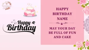 happy birthday name