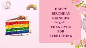 happy birthday rainbow
