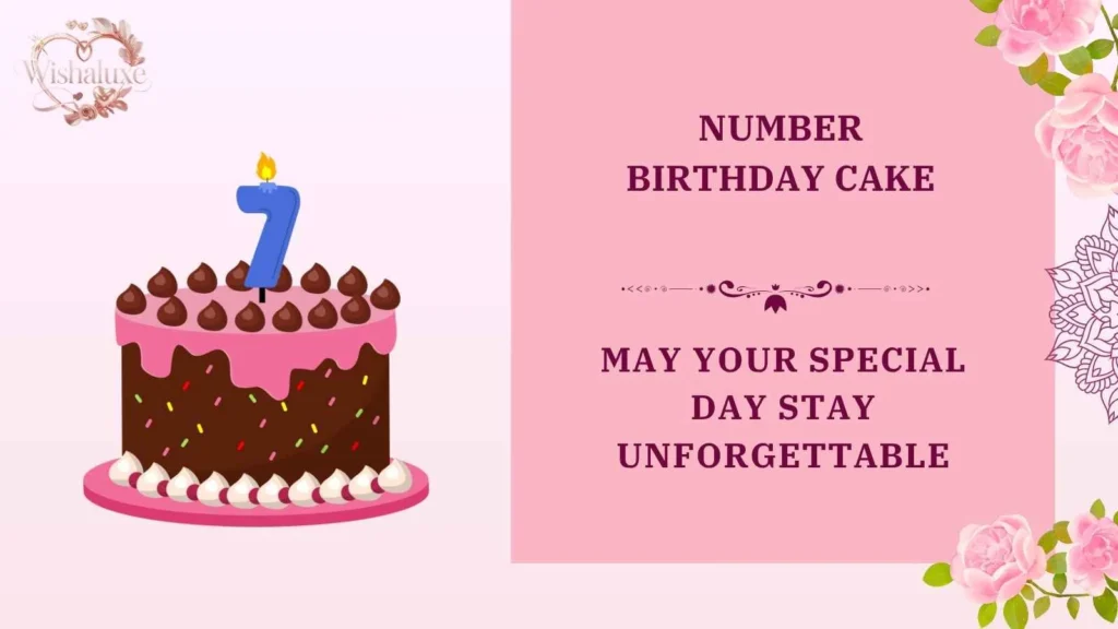 number birthday cake