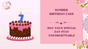 number birthday cake