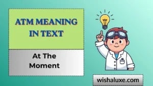 atm meaning in text